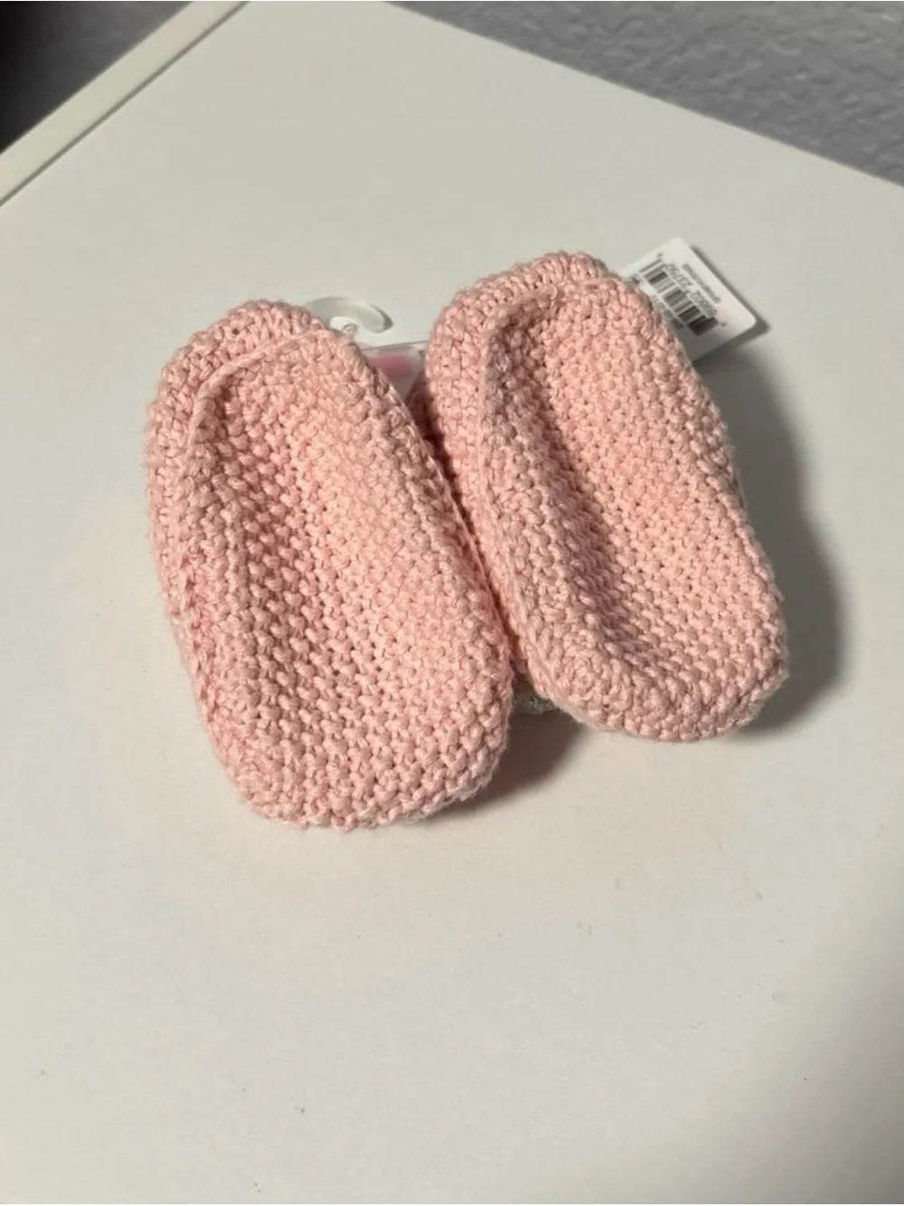 Carter's Knit Unicorn Baby Booties - Light Pink